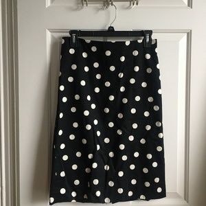 Ann Taylor Polka Dot Skirt